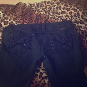 Frankie B Bow Back Pocket Jeans